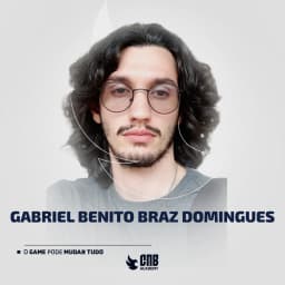 Foto de Gabriel Benito Braz Domingues, atleta bolsista nos EUA